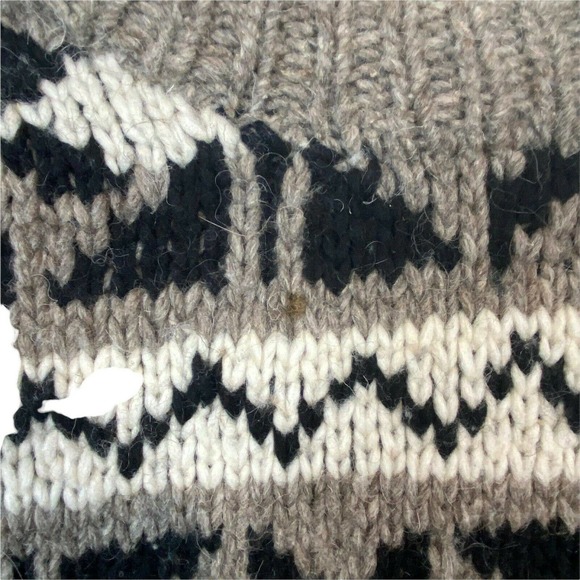 Chunky Wool Sweater Crew Neck Pullover Vintage Fair Isle Apres Ski Women's sz 1X - Picture 4 of 12